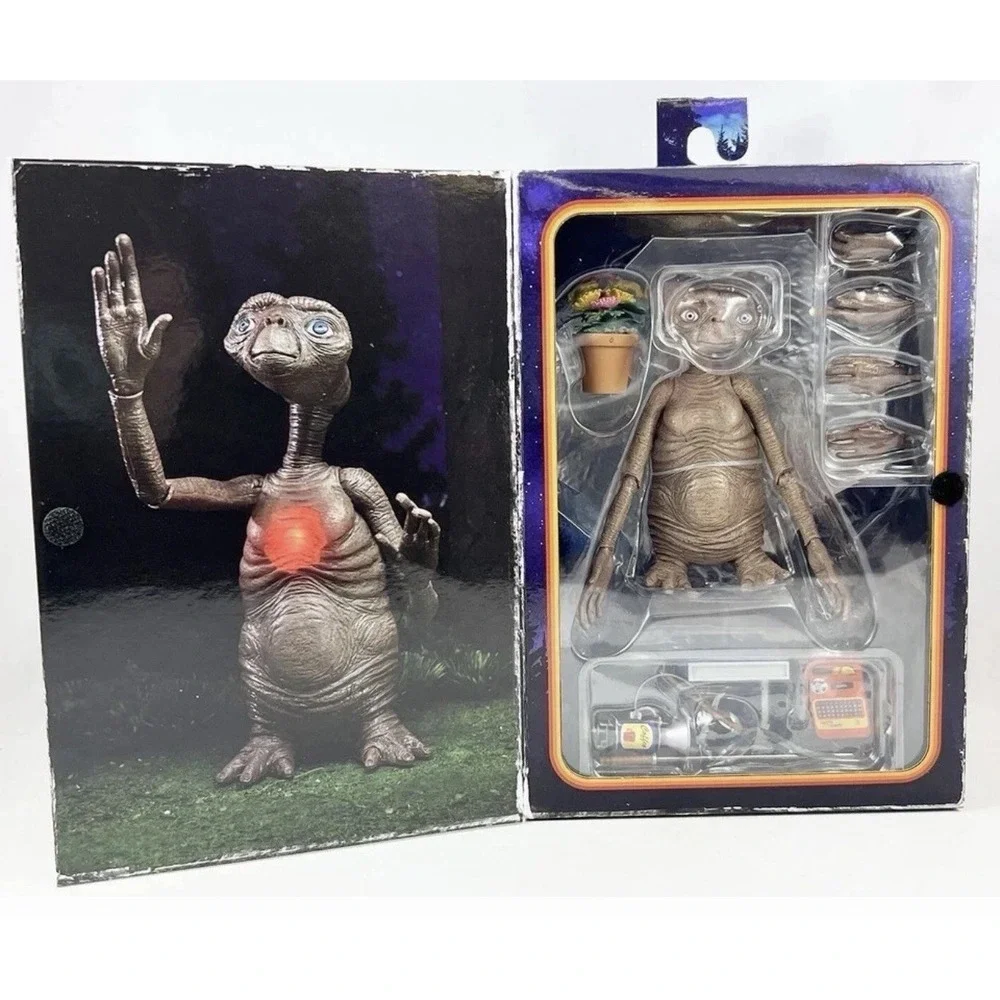 E.T. The Extraterrestrial 40th Anniv. ET Ultimate Deluxe Action Figure with NECA - Picture 5 of 5
